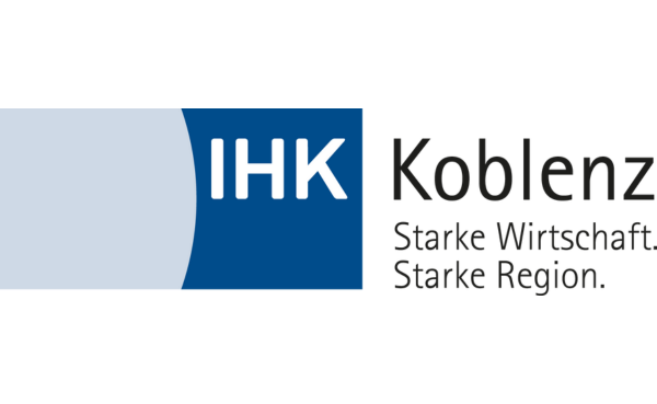 Logo IHK Koblenz auf weißem Hintergrund © IHK Koblenz